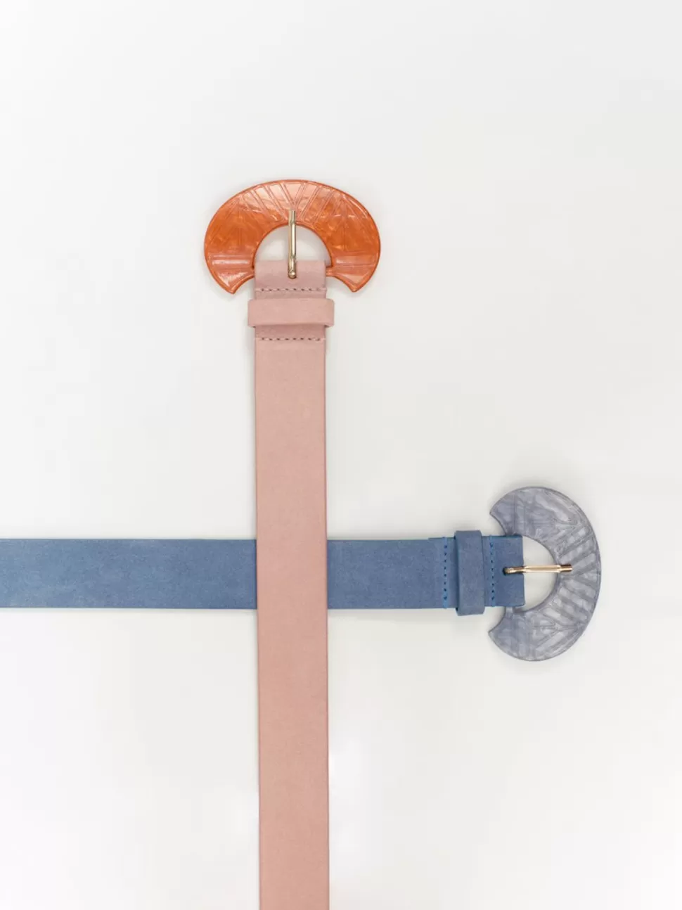 One Step Apis - Ceinture Rose En Cuir Velours Certifie Store