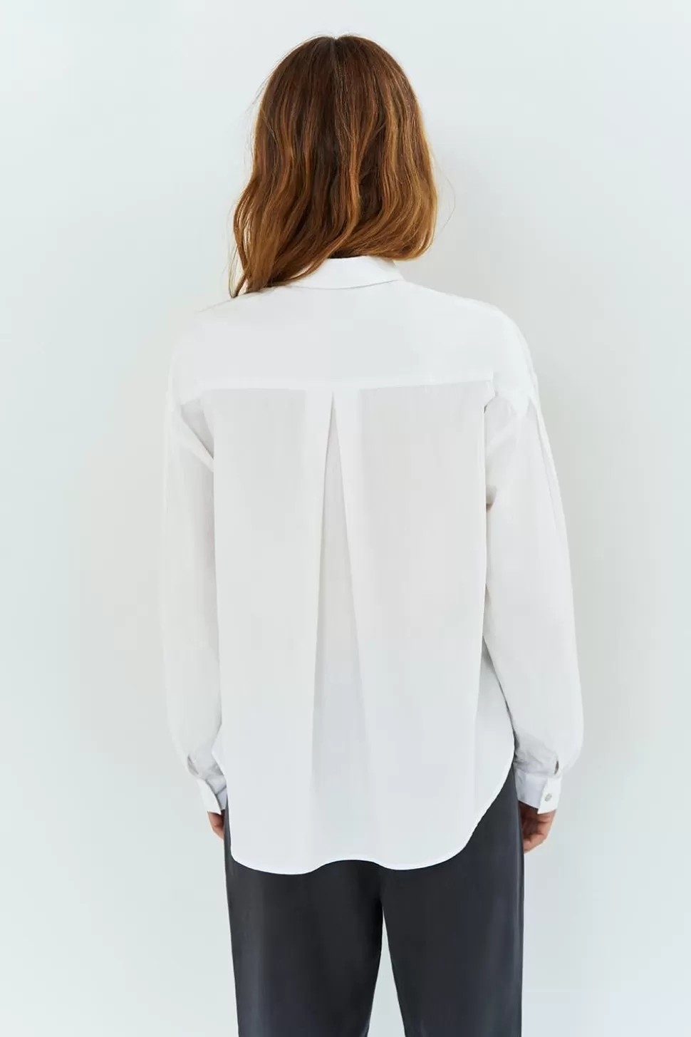 One Step Celeste - Chemise Blanche Popeline Bio Best Sale