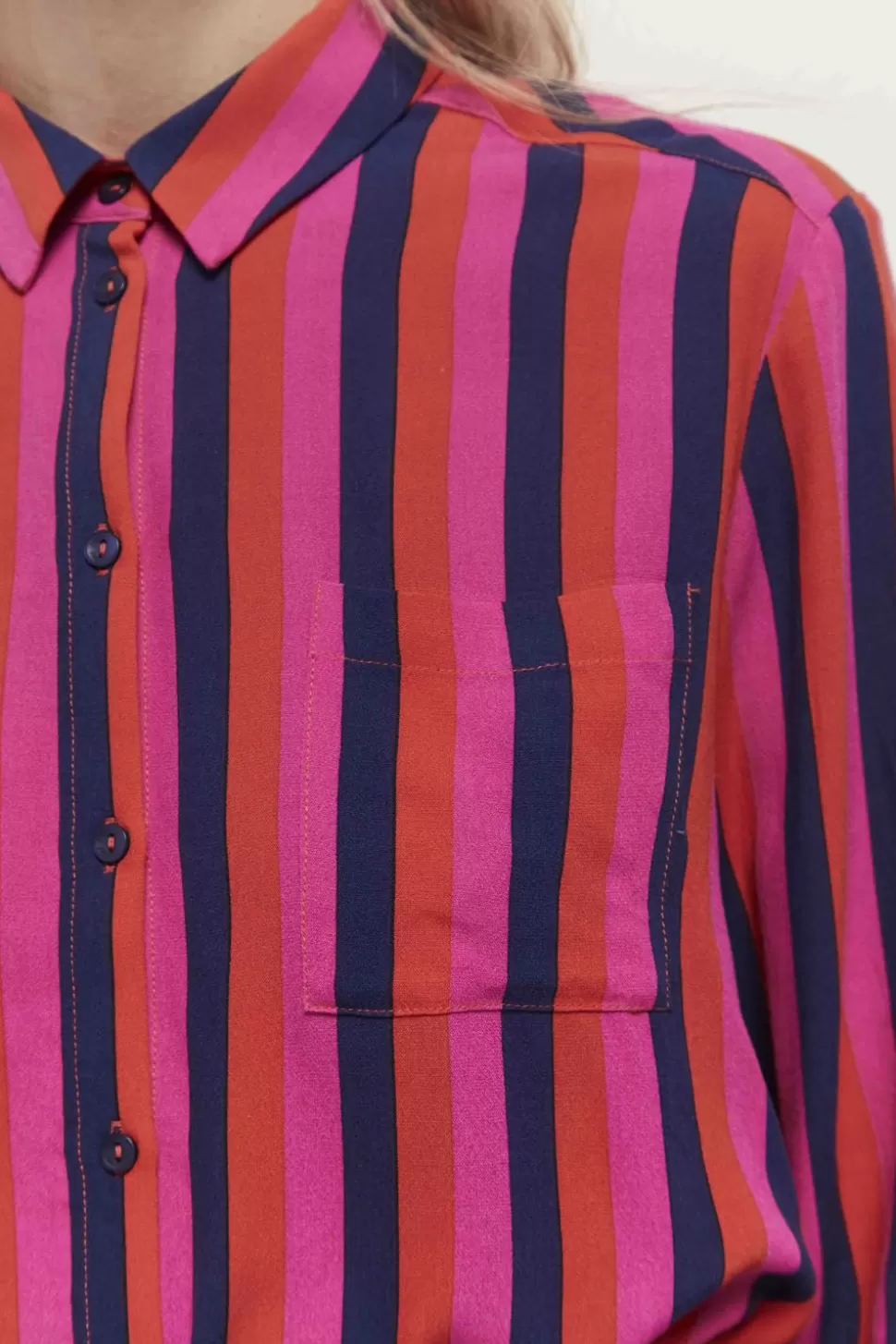 One Step Christa - Chemise Capucine A Lignes Graphiques Best Sale