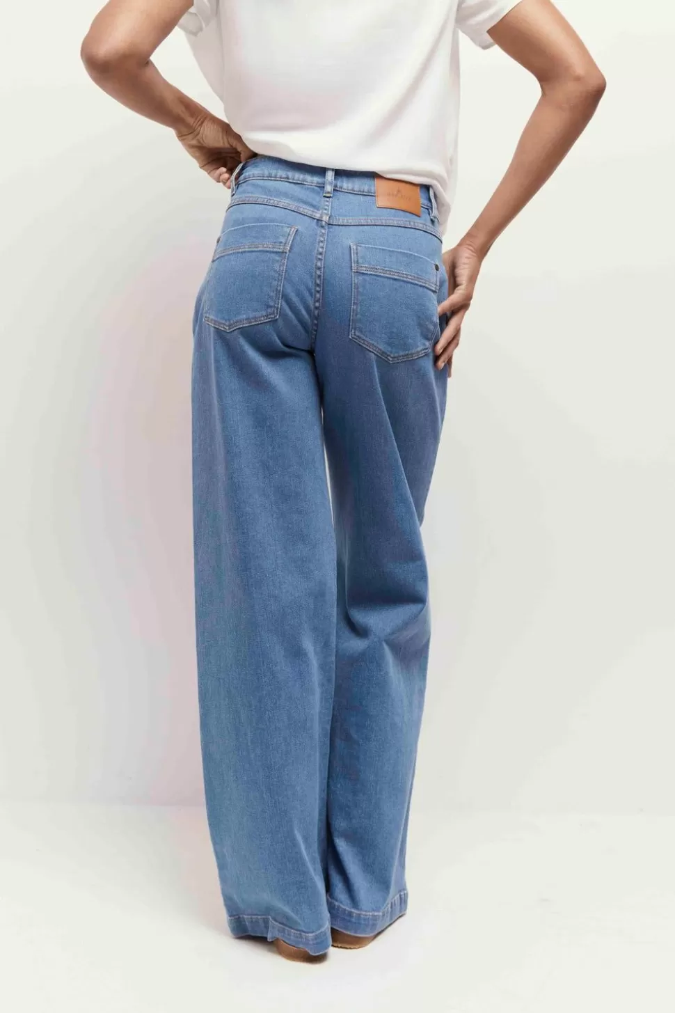 One Step Corey - Top Ecru Lenzing Ecovero Forme Cache-Coeur Flash Sale