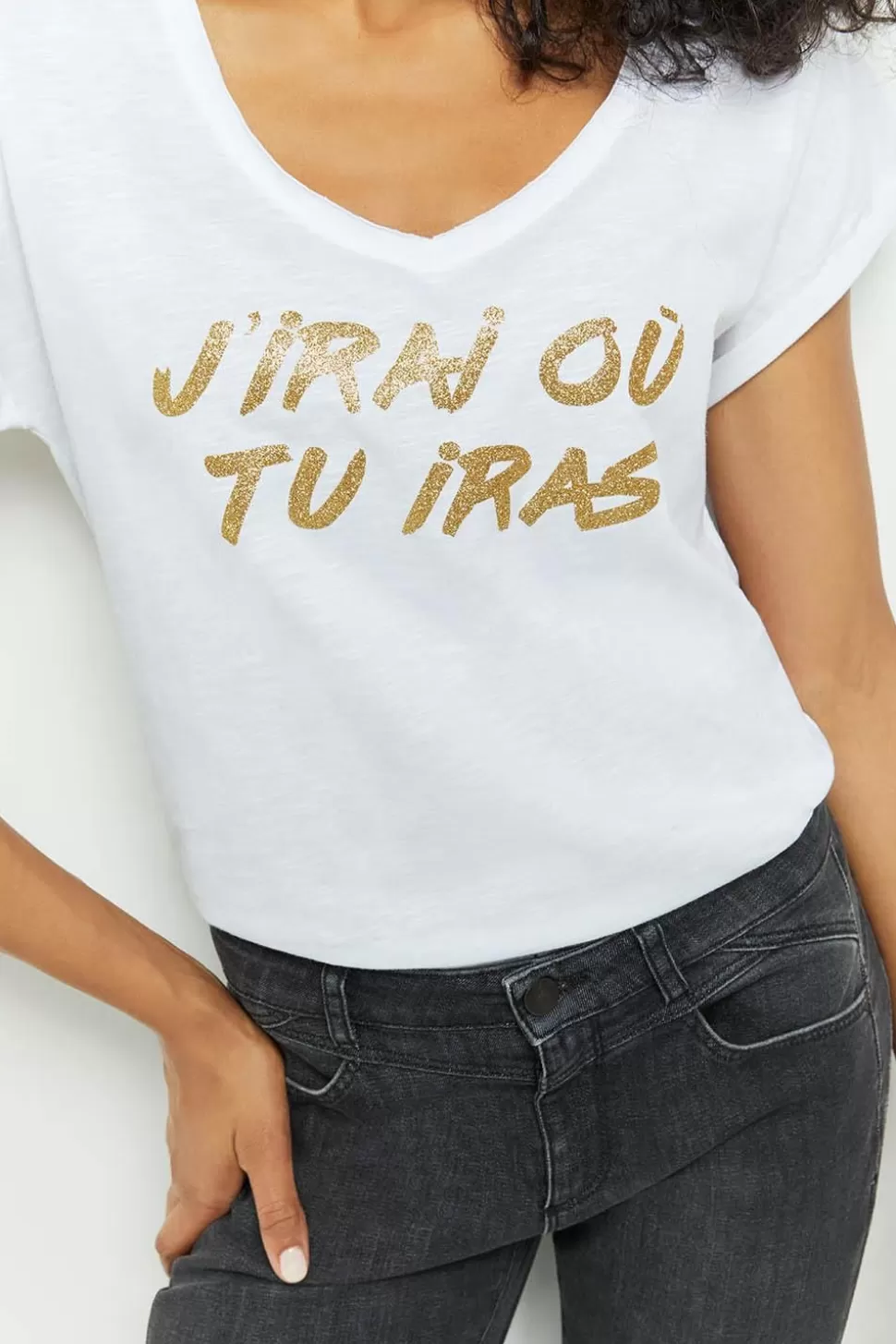 One Step Le Indi - Jean Slim Gris Chine 7/8Eme Effet Push Up Best Sale