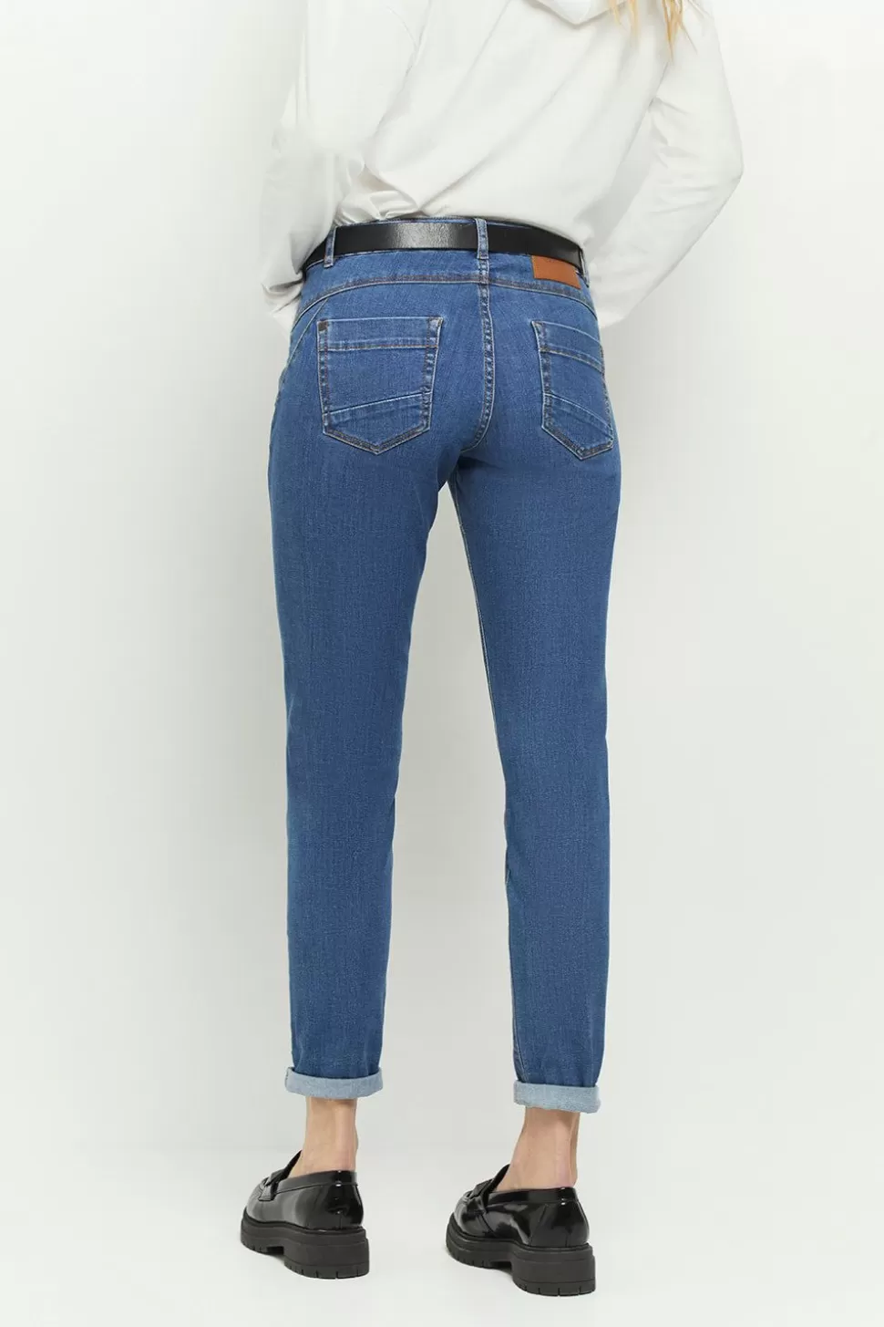 One Step Le Indi - Jean Slim Medium Wash 7/8Eme Effet Push Up Store