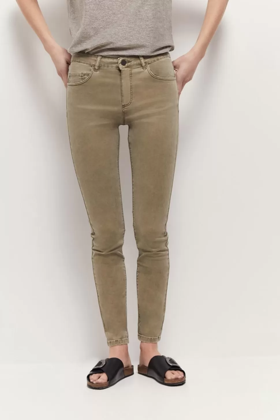 One Step Le Indi - Jean Slim Vetiver Effet Push Up 7/8Eme En Denim Waterless Online