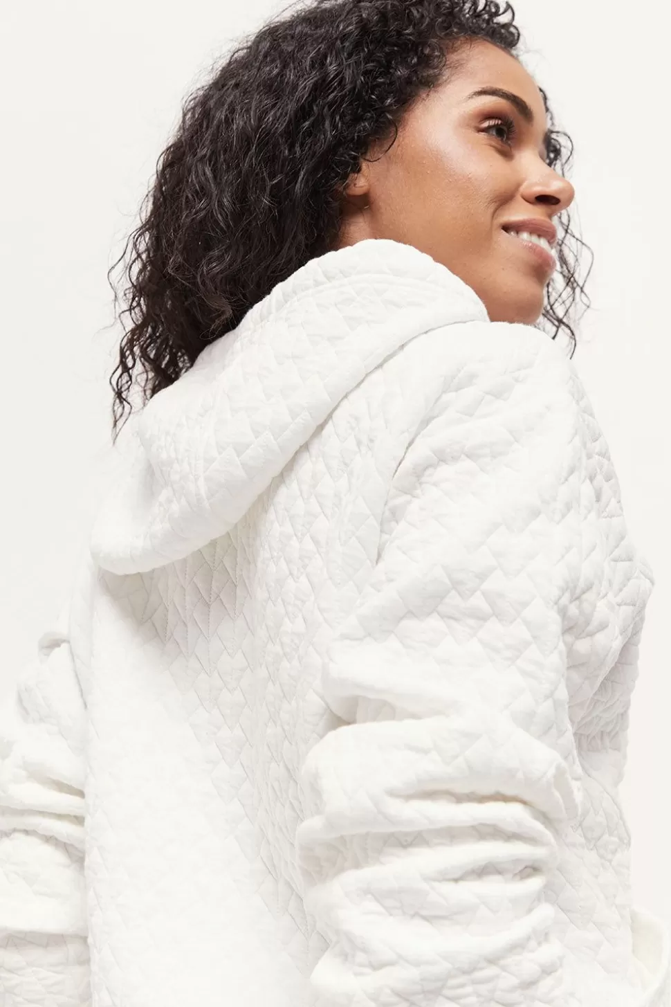 One Step Margit - Cardigan Ecru Maille Fantaisie Zippee Store