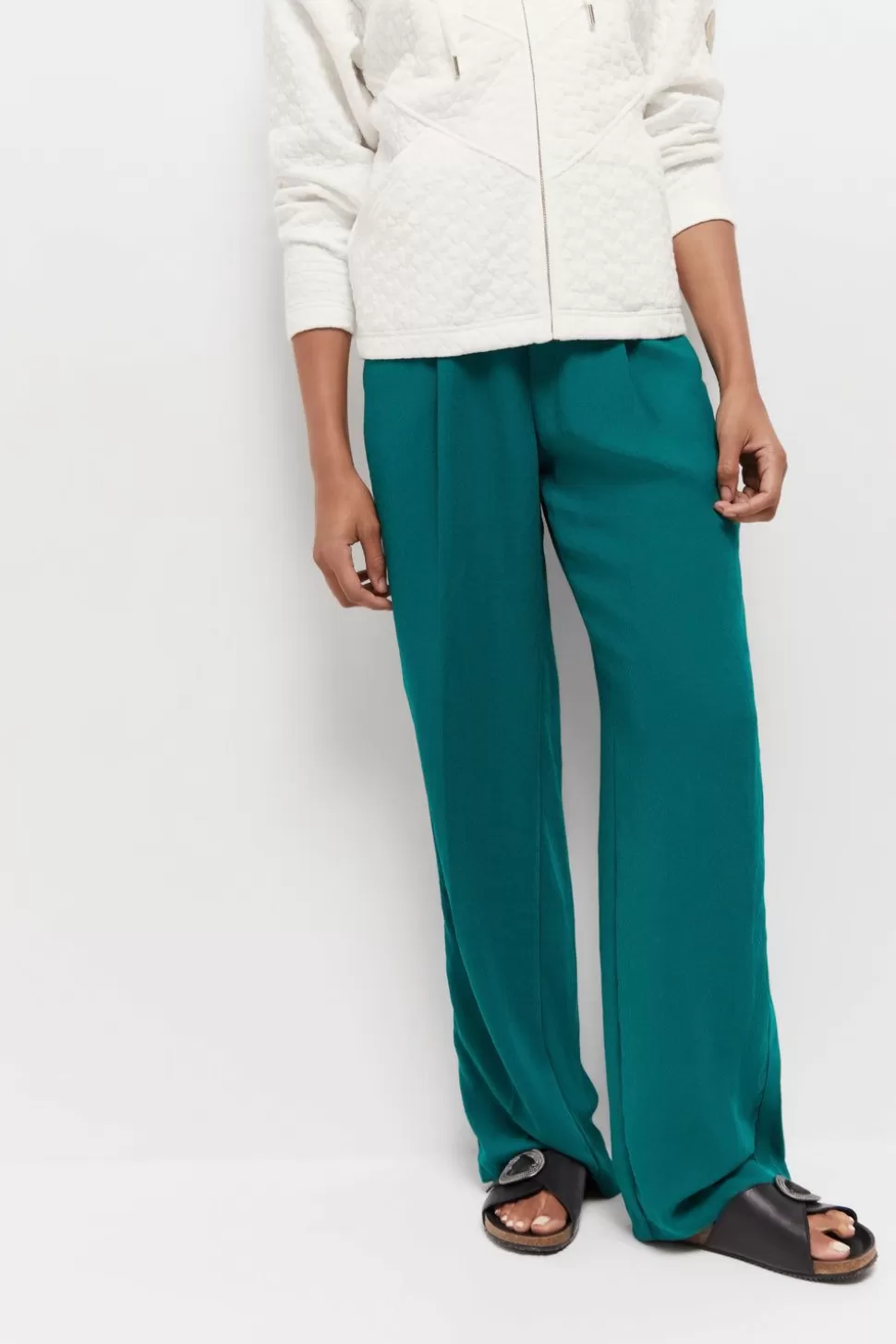 One Step Pietro - Pantalon De Costume Large Jungle Green Recycle Best