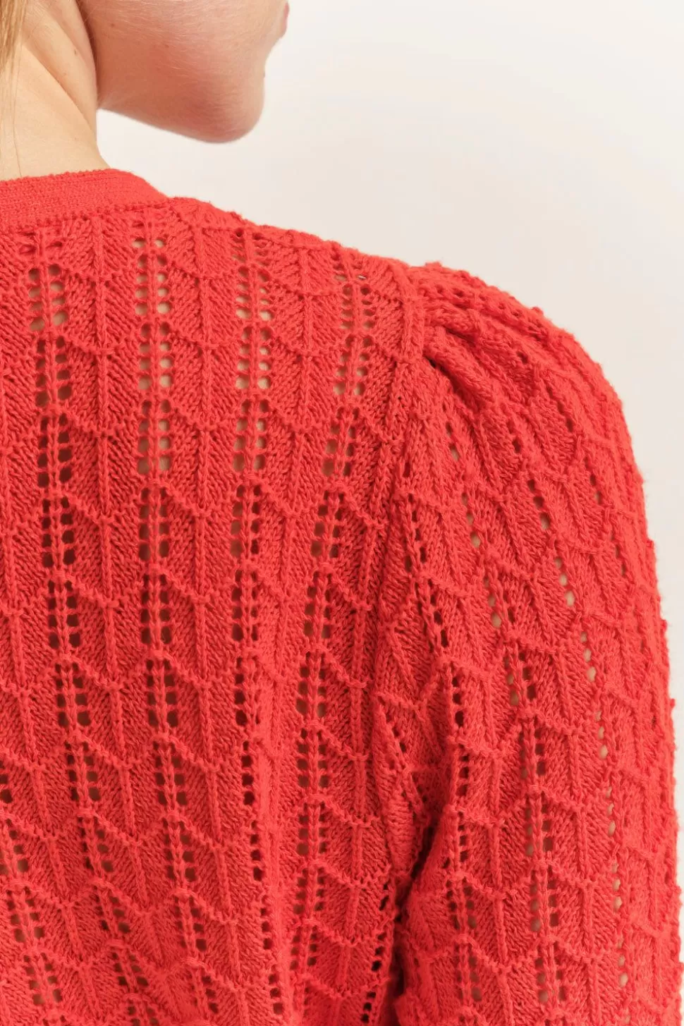 One Step Tarry - Cardigan Reversible Capucine Tricot Ajoure Fashion